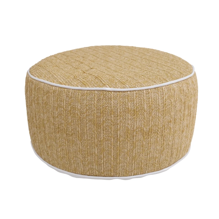 Pouf rond gonflable pour extérieur et intérieur