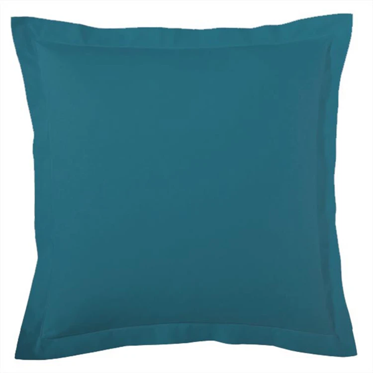 Taie d’oreiller percale de coton piquée unie