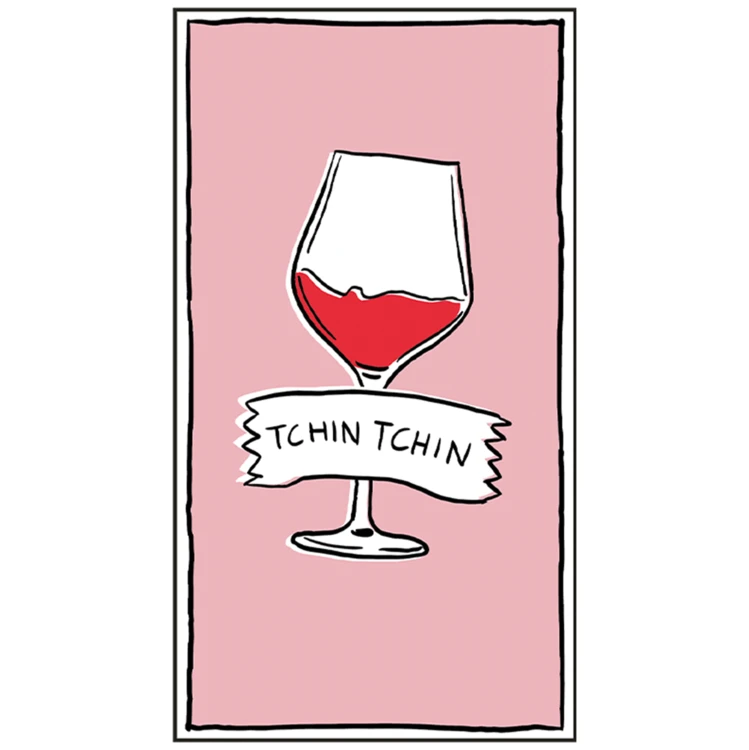 Lot de 15 serviettes en papier "Tchin Tchin"