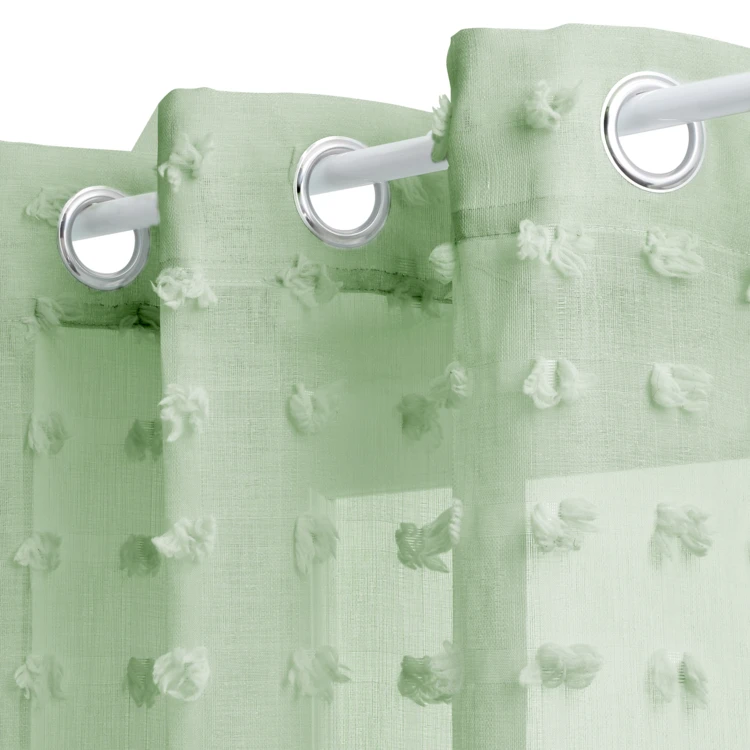 Voilage enfant petits pompons