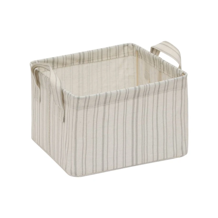 Panier de rangement en polyester avec cadre acier
