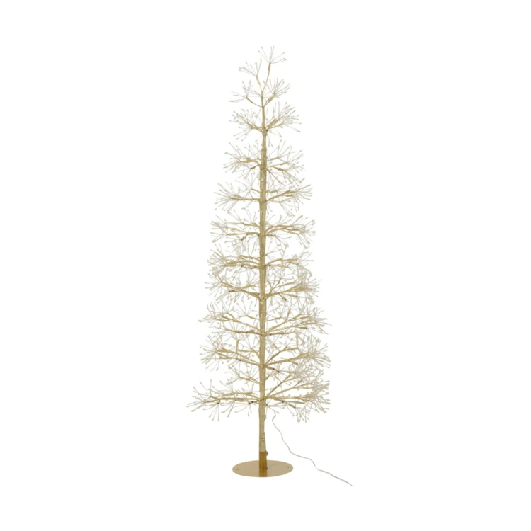 ARBRE LED LUMIÈRES BLANC CHAUD FER NOIR EXTRA LARGE