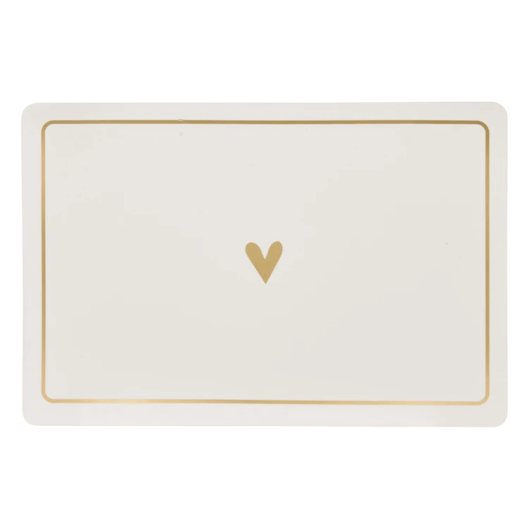 Set de table coeur