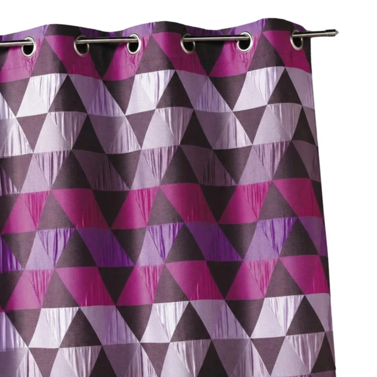 Rideau ameublement Jacquard 'triangles'