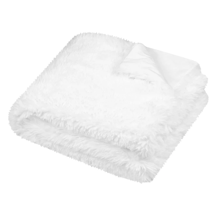 Plaid effet fourrure ultra doux
