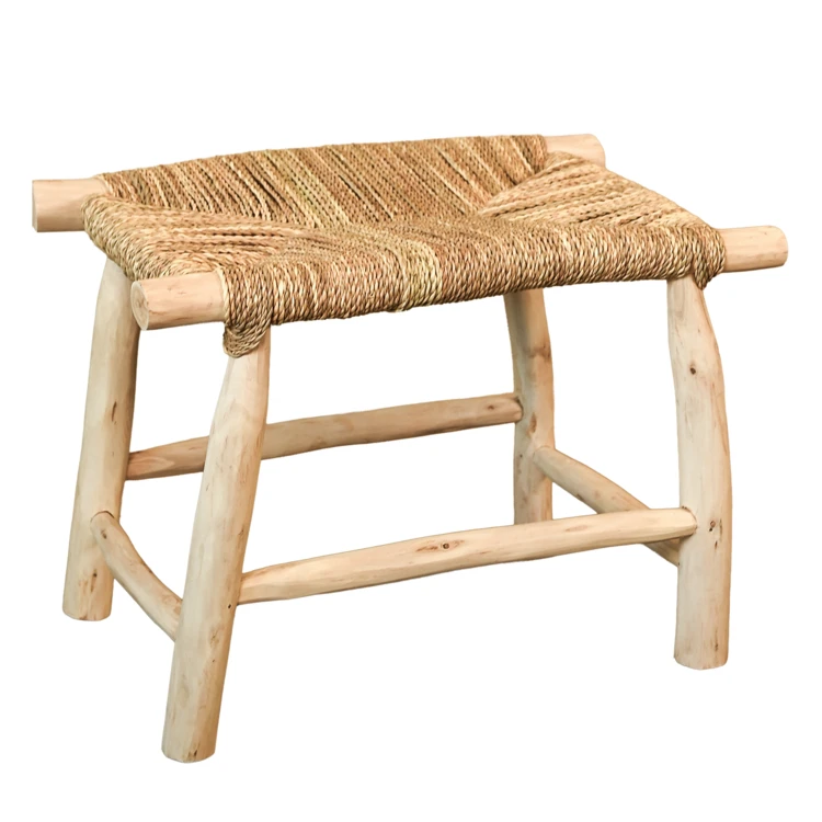 Banc bois naturel Japandi