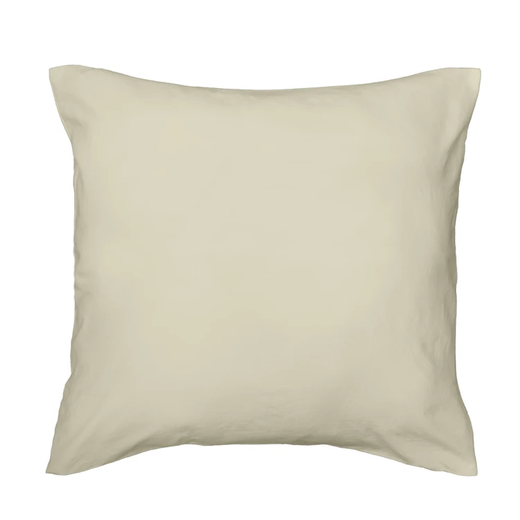 Parure de lit 3 pièces en microfibre unie lavée housse + taies