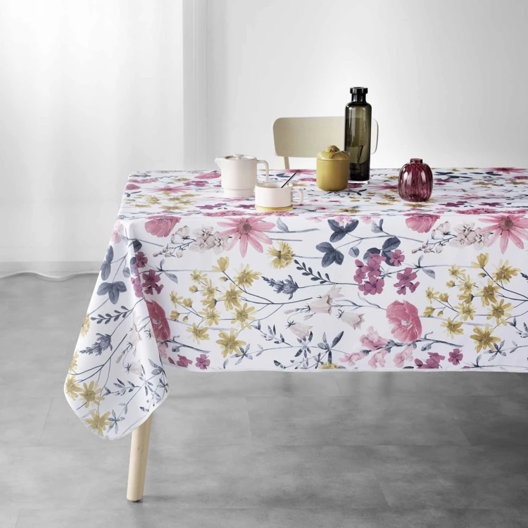 Rechteckige Tischdecke aus bedrucktem polyester