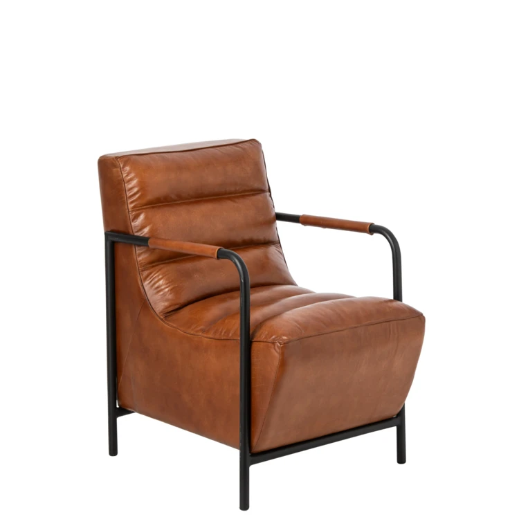 Fauteuil en cuir