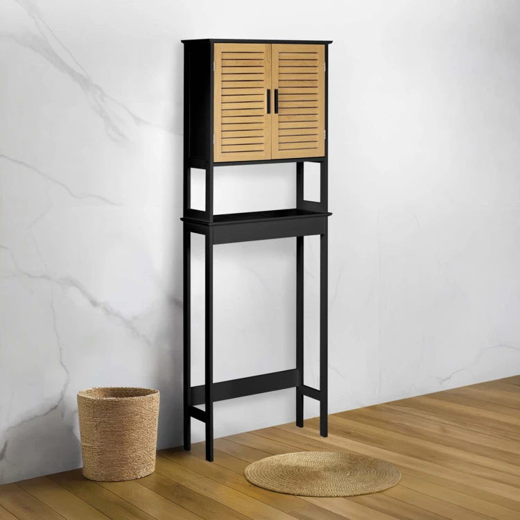 Meuble dessus WC avec rangement