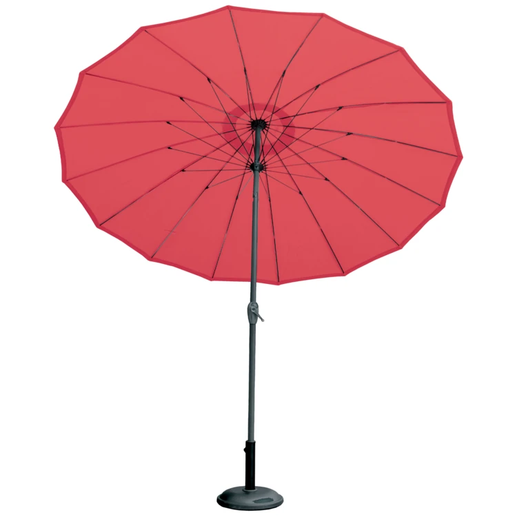 Parasol à effet parapluie composé de 16 baleines