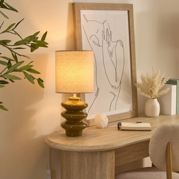 Lampe de chevet en céramique