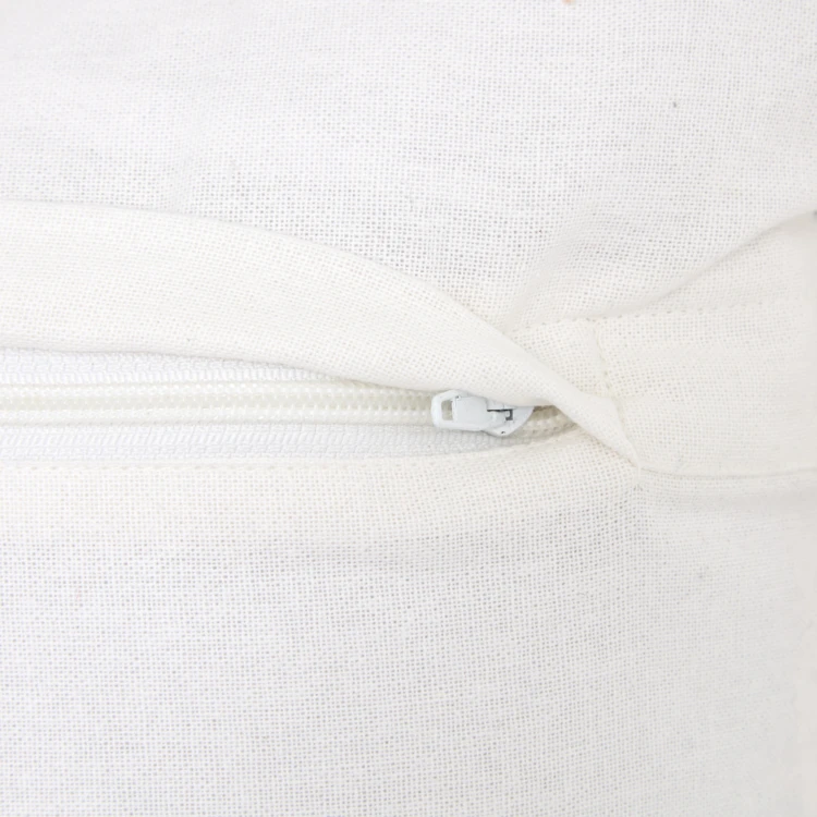 Coussin rectangulaire coton motif coquillage