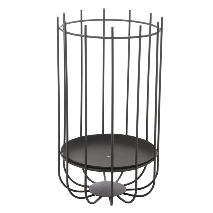 Brasero exterior de metal