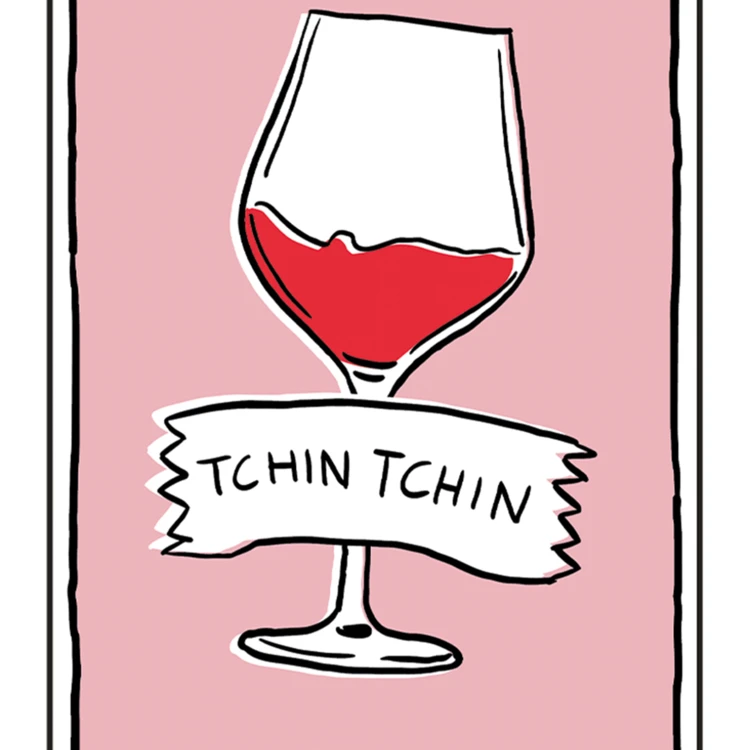 Lot de 15 serviettes en papier "Tchin Tchin"