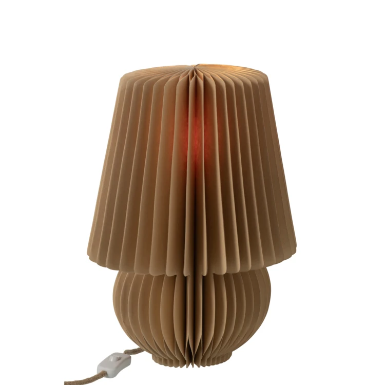 Lampe à poser pliable en papier