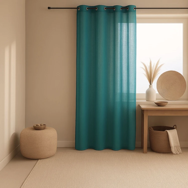 Voilage  effet lin fluide