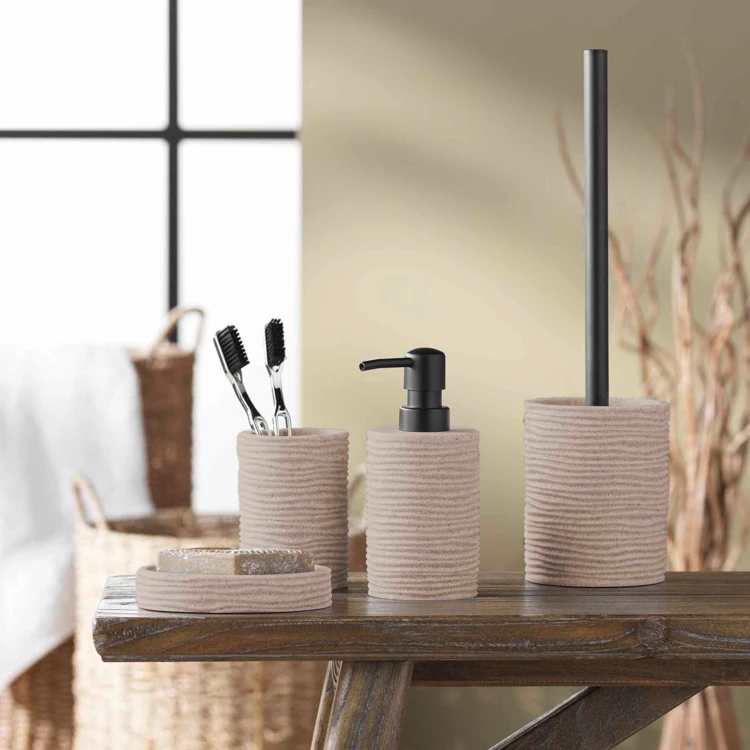 Brosse WC effet strié