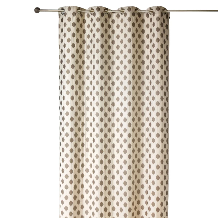 Cortina de jacquard con motivos redondeados, peso