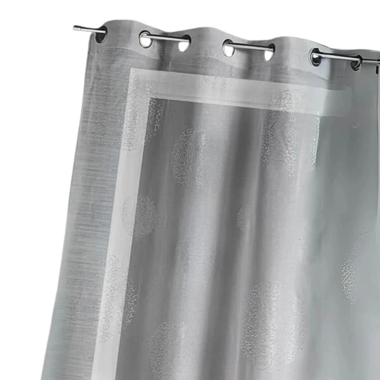 Voilage motif rond impression magnétique