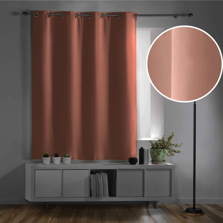 Rideau court obscurcissant 90 % adapté radiateur