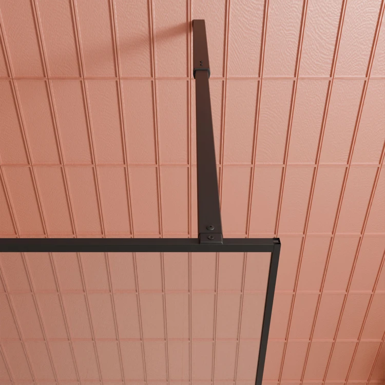 Paroi de douche en verre trempé effet brume