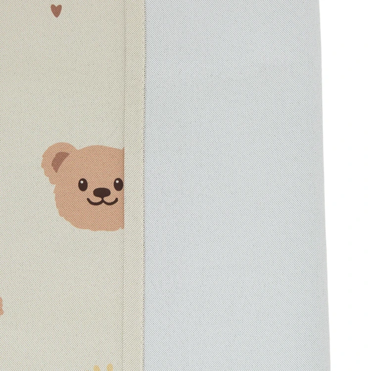 Rideau occultant enfant à œillets motif ourson