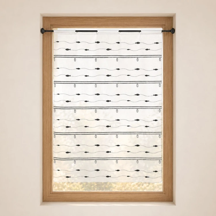 Modulable brodé petits poissons
