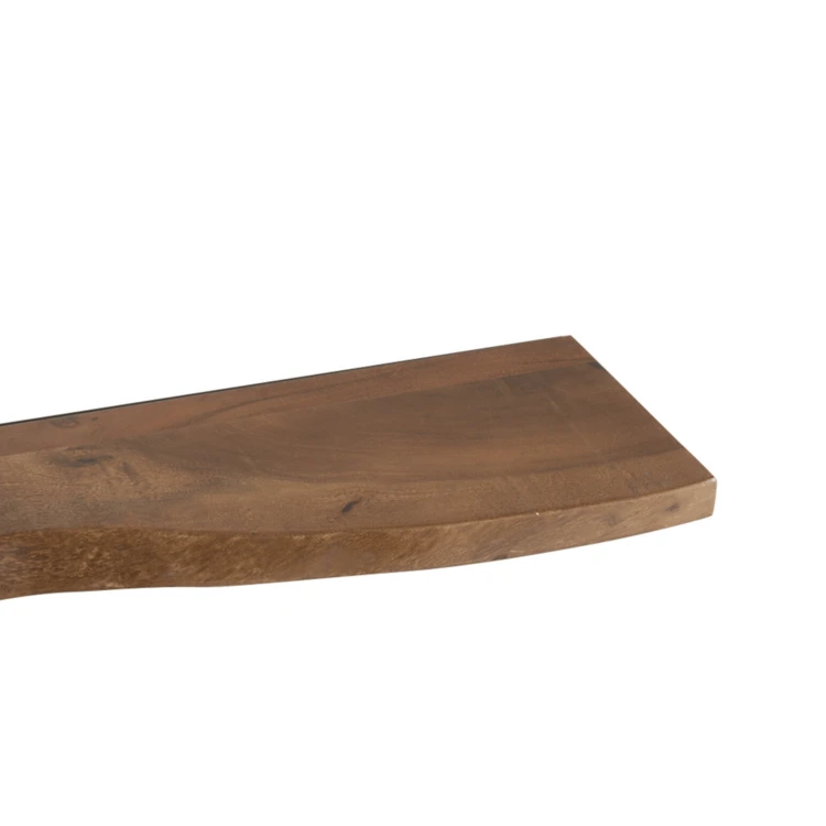 Etagère murale en acacia avec support fixation