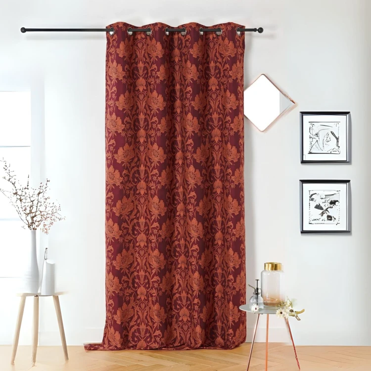 Rideau d'ameublement motifs floraux