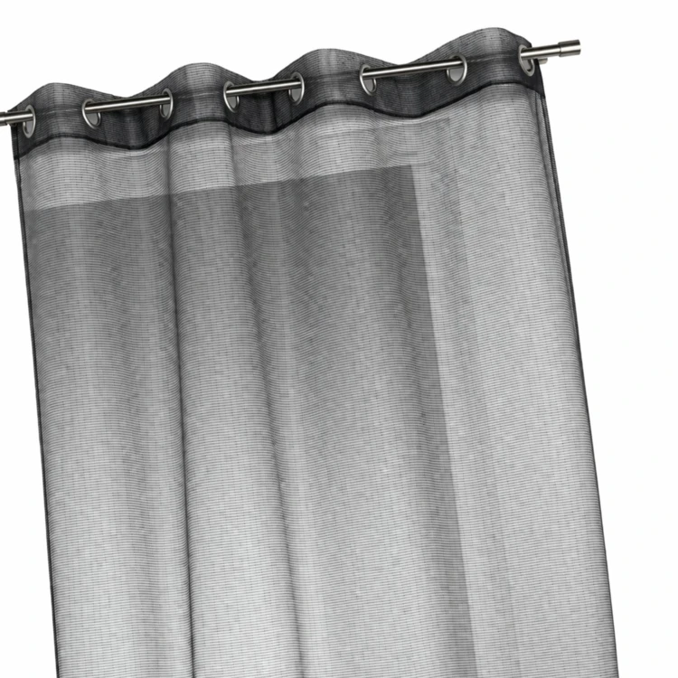 Voilage organza à fines rayures horizontales