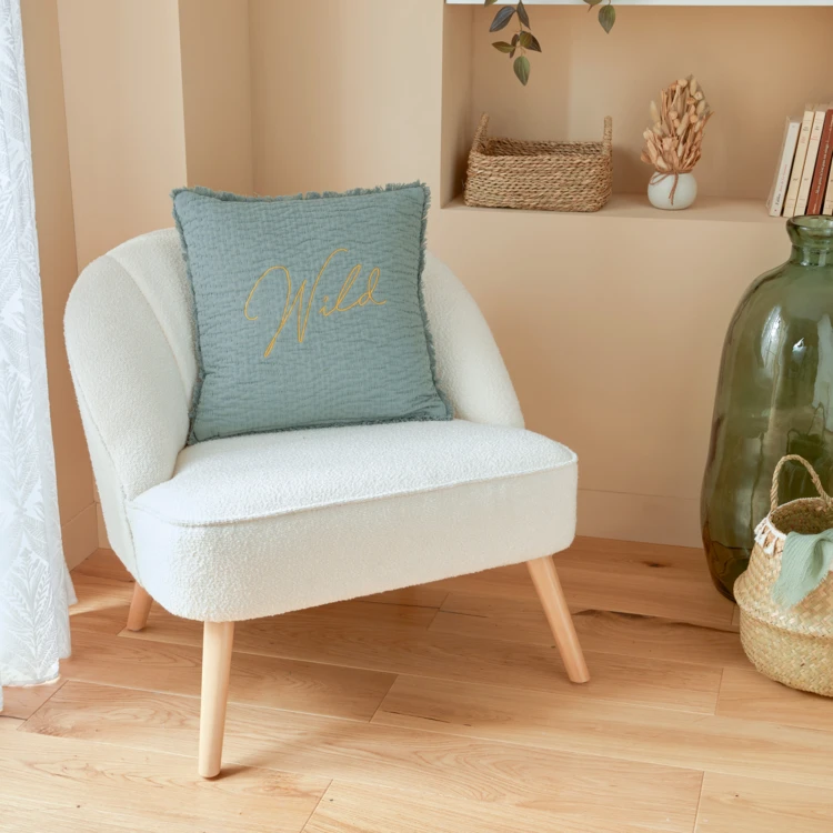 Coussin brodé Wild Romance