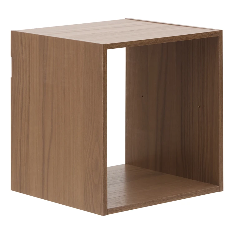 Etagère 1 case en panneau de particules effet bois