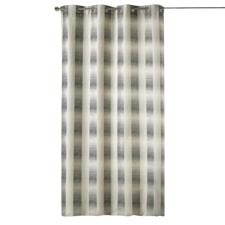 Cortina en Jacquad Efecto a Cuadros