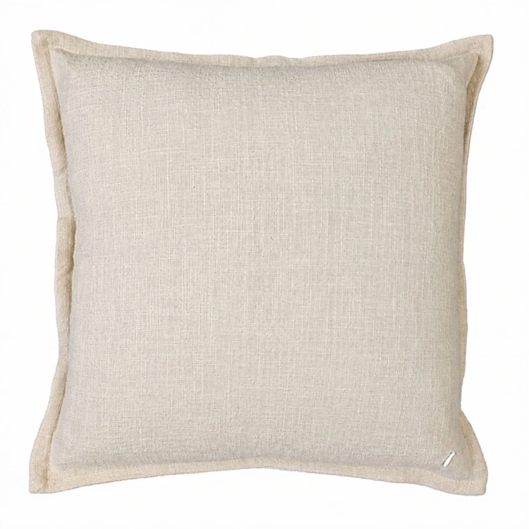 Housse de coussin 100% coton rayures rustiques LOURMARIN