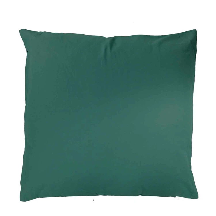 Coussin uni en polyester déhoussable