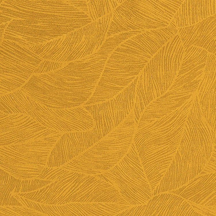 Cortina opaca con hojas de relieve