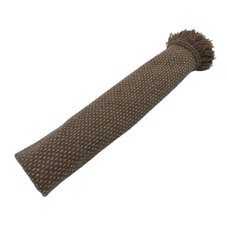 Alfombra de lana y algodón con textura punteada