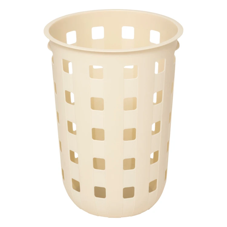 Panier à linge avec couvercle ajouré en bambou