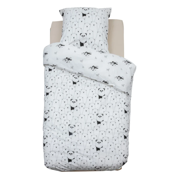 Juego de cama estampado con motivo de panda