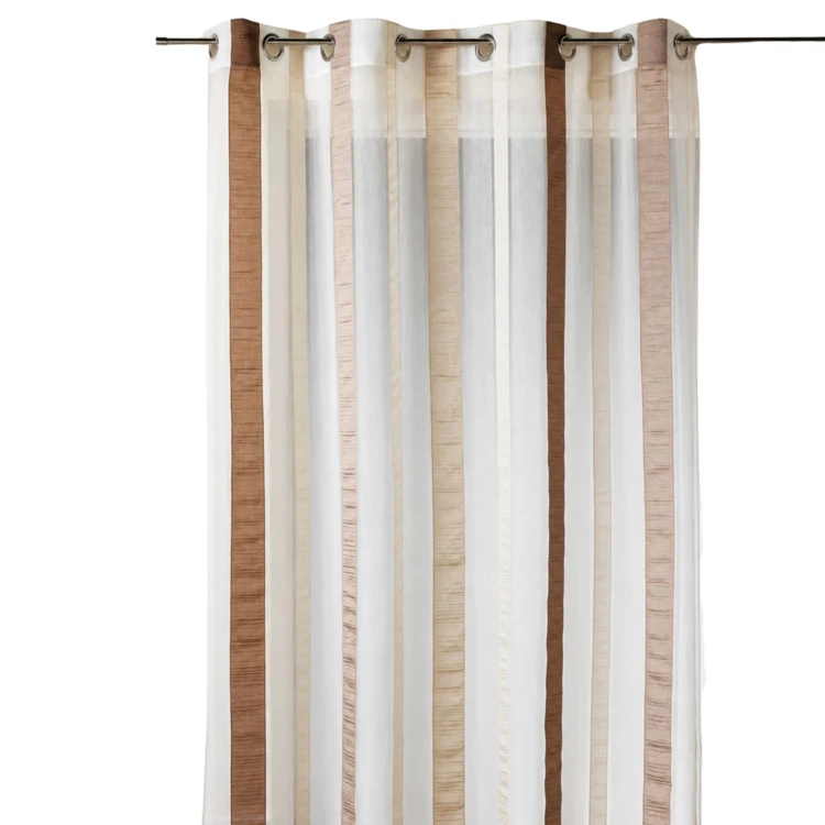Organza velata a righe verticali
