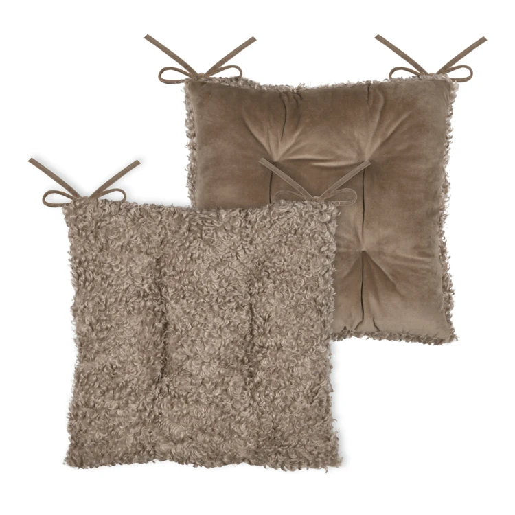 Galette de chaise effet bouclette