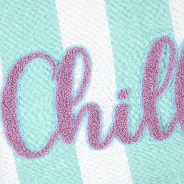 Plaid fouta polycoton avec franges CHILL