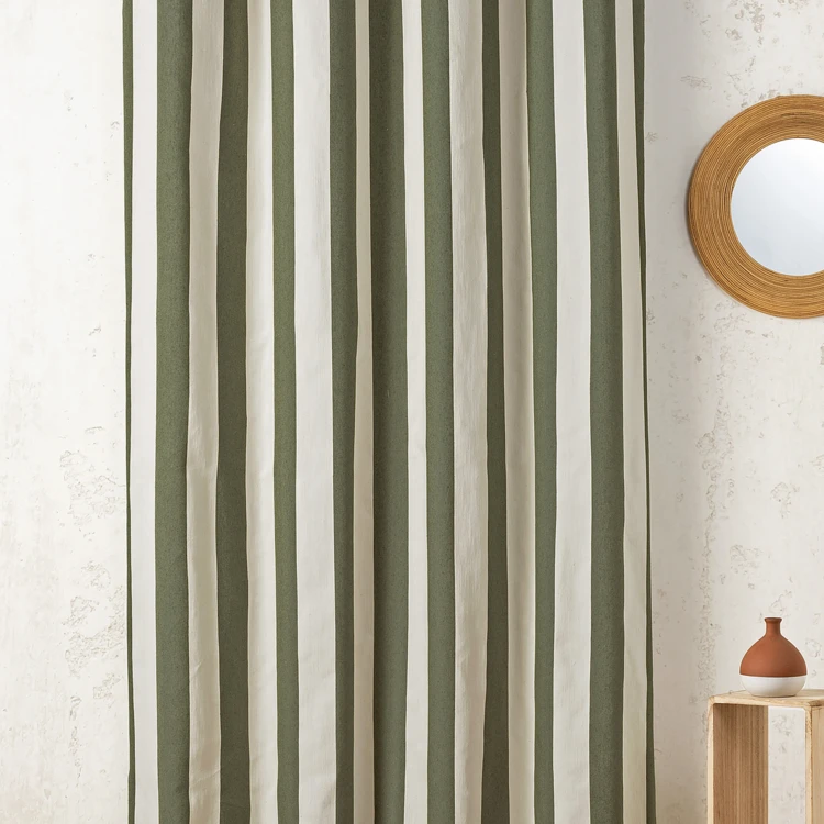 Zweifarbiges gestreiftes Gewebe in Atlasbindung