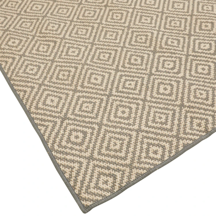 Tapis extérieur déperlant et antidérapant motif géométrique