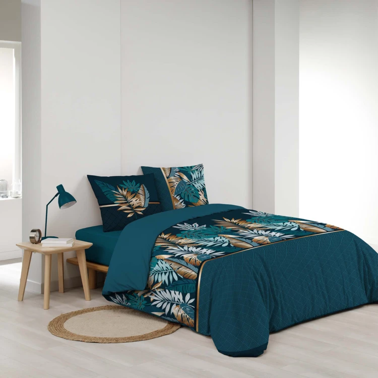 Parure de lit  Alianor Feuilles exotiques