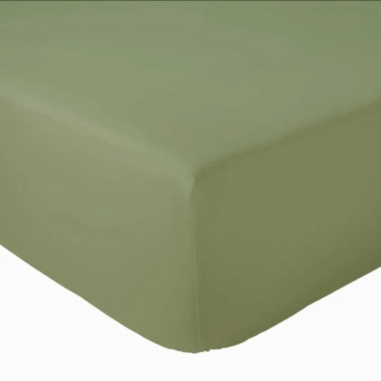 Drap Housse Uni bonnet 30 cm 100% Coton