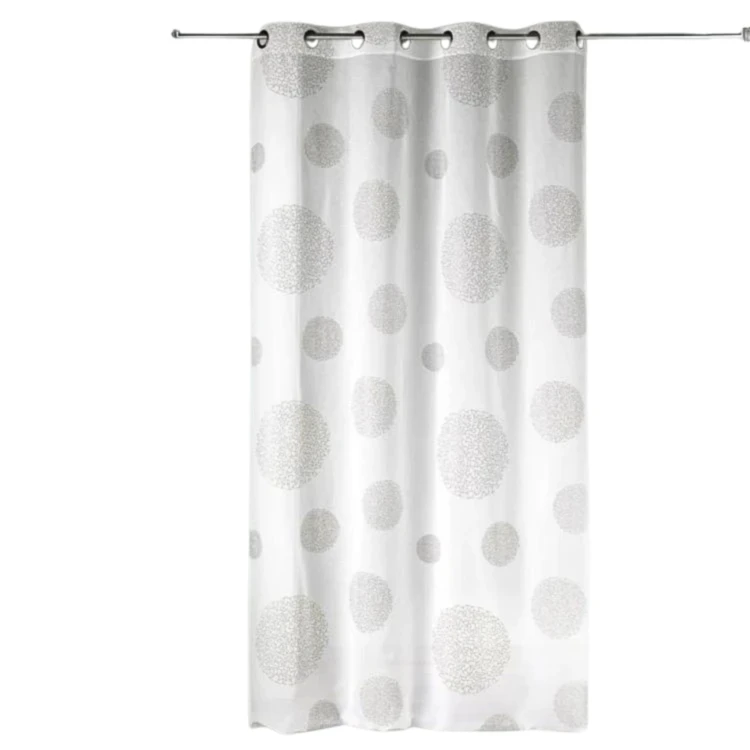 Voilage motif rond impression magnétique