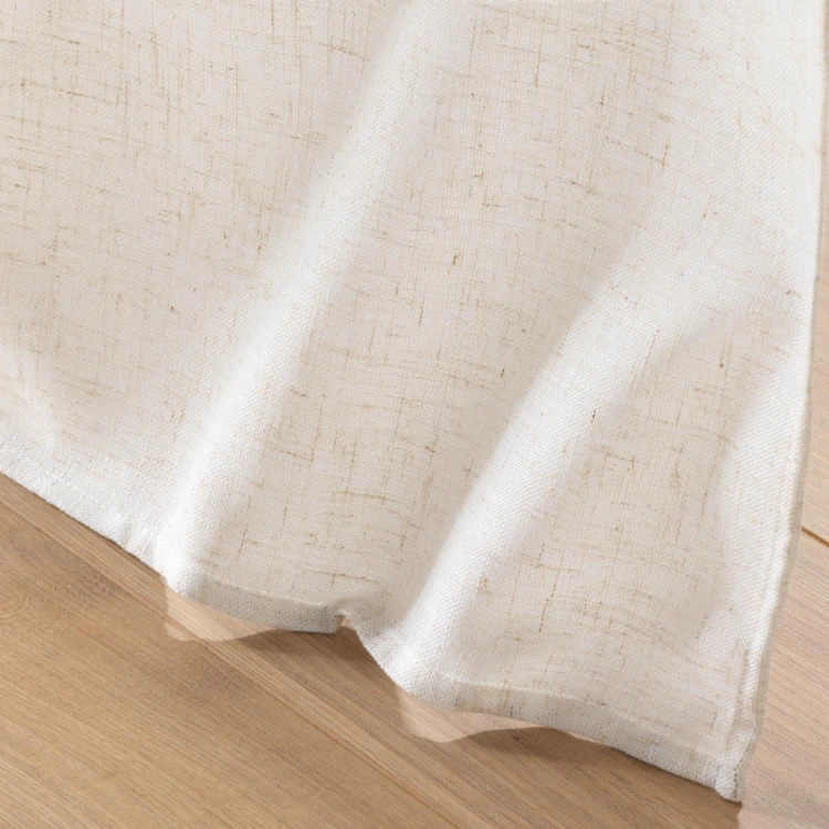 Rideau polylin à anneaux tamisant