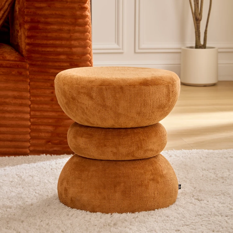 Pouf totem rembourré